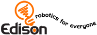 Meet Edison Robot Logo